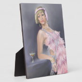 Springtime Flapper Plaque Fotoplaat (Zijkant)
