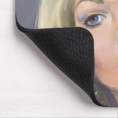 Springtime Flapper Portrait Mousepad Muismat (Hoek)
