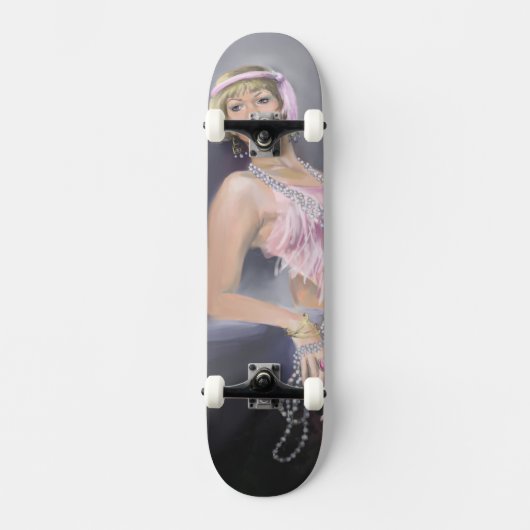 Springtime Flapper Skateboard (Voorkant)