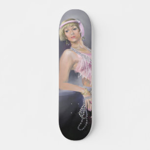 Springtime Flapper Skateboard