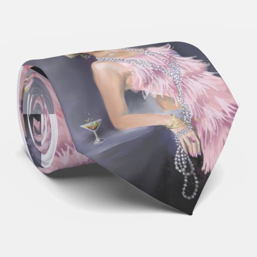 Springtime Flapper Stropdas (Opgerold)