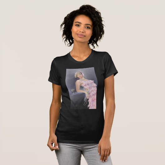 Springtime Flapper T-Shirt (Voorkant volledig)