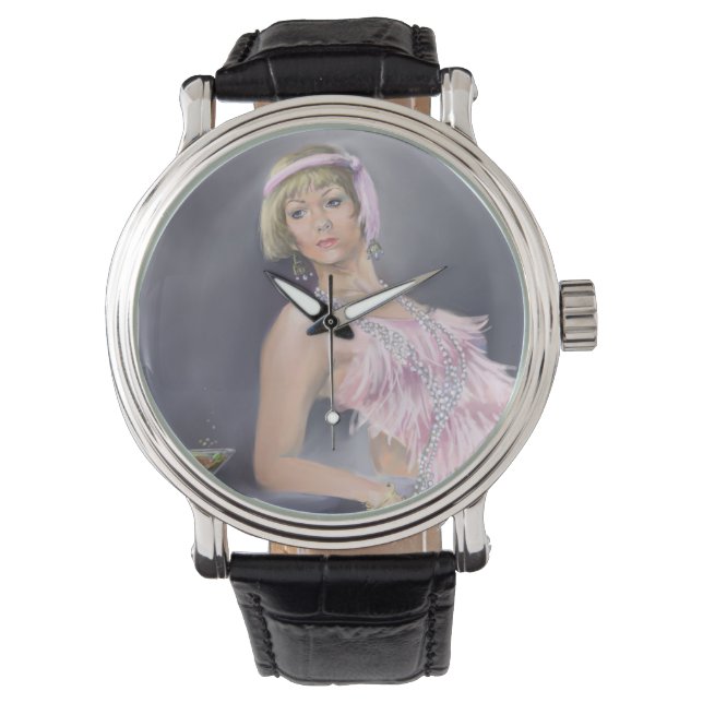 Springtime Flapper Watch Horloge (Voorkant)
