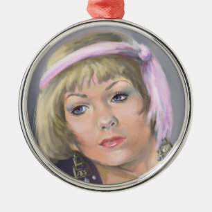 Springtime-flatpanel Premium-ronde Ornament