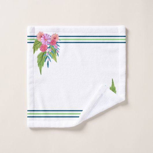 Springtime Floral Bad Handdoek (Wasdoekje)