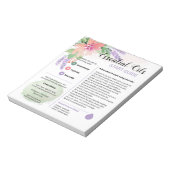 Springtime Floral Essential Oils Start Guide Notitieblok (Linkerzijde)