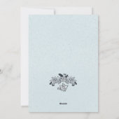 Springtime Floral-paasfotokaart Feestdagenkaart (Achterkant)