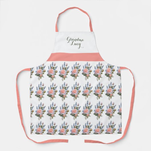  Springtime Floral Print Specialized Apron Schort (Voorkant)
