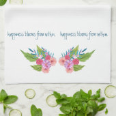 Springtime Floral Theedoek (Gevouwen)