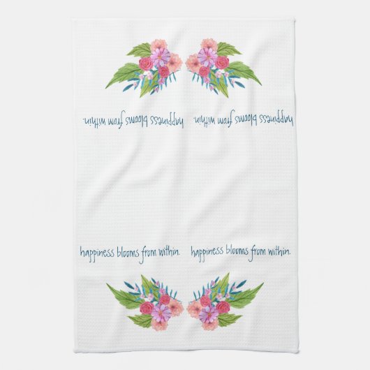 Springtime Floral Theedoek (Verticaal)