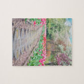 Springtime Flowers Along Stone Walkway Legpuzzel (Horizontaal)