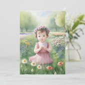 Springtime Flowers Bedankkaart (Staand voorkant)