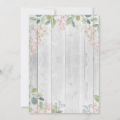 Springtime Flowers Jubileum Kaart (Achterkant)