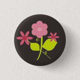 Springtime Flowers Ronde Button 3,2 Cm