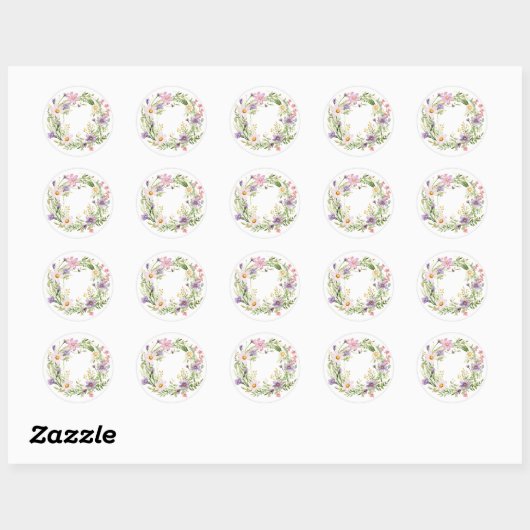 Springtime Flowers Stickers (Vel)