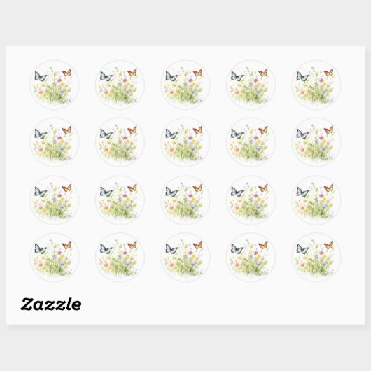 Springtime Flowers Stickers (Vel)