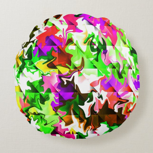 Springtime Fun.... Rond Kussen (Voorkant)