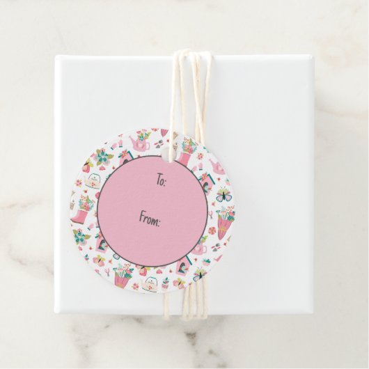 Springtime Garden Bedankjes Labels (In situ)