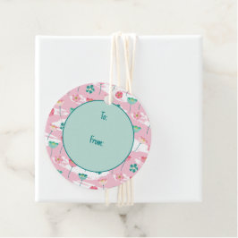 Springtime Garden Bedankjes Labels