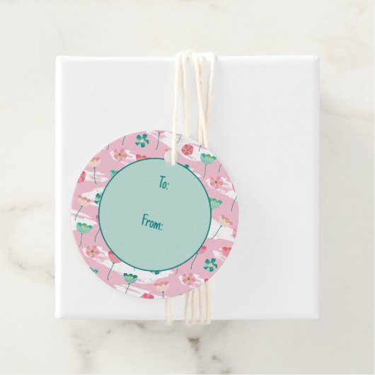 Springtime Garden Bedankjes Labels (In situ)