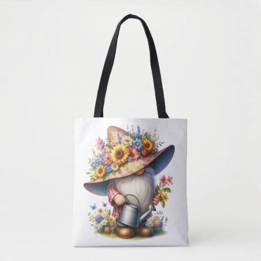 Springtime Garden Gnome Tas (Voorkant)
