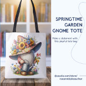 Springtime Garden Gnome Tas