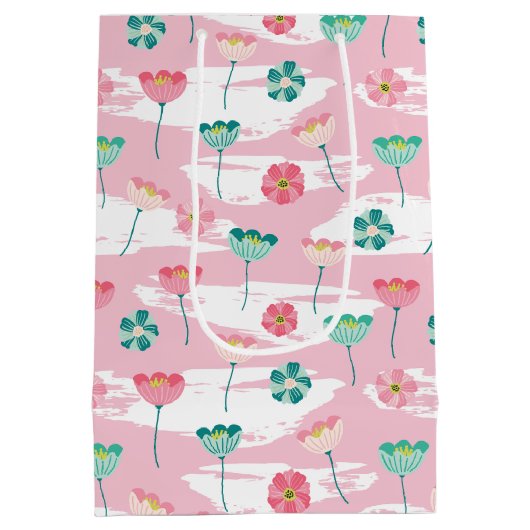 Springtime Garden Medium Cadeauzakje (Achterkant)