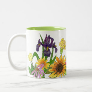 Springtime Garden-mok Tweekleurige Koffiemok