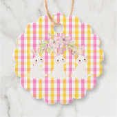 Springtime Gingham Bedankjes Labels (Voorkant)