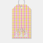 Springtime Gingham Cadeaulabel (Voorkant)