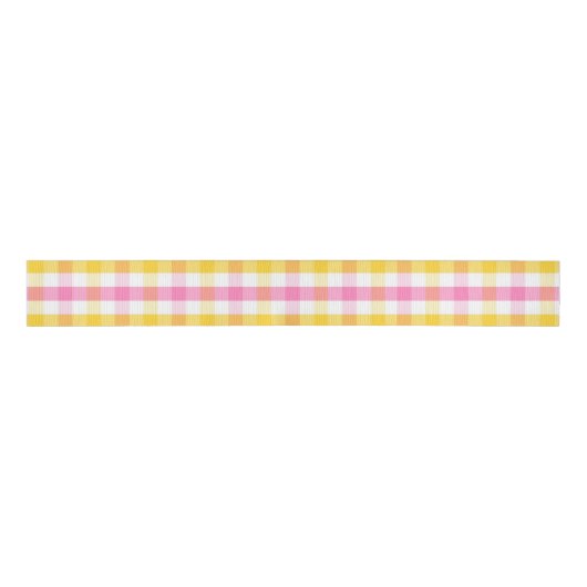 Springtime Gingham Grosgrain Lint (Voorkant)