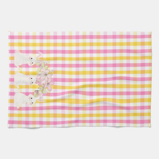 Springtime Gingham Keukenhanddoeken (Horizontaal)