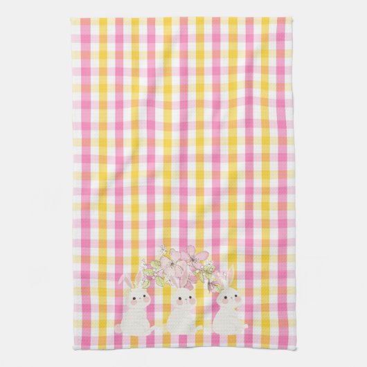 Springtime Gingham Keukenhanddoeken (Verticaal)