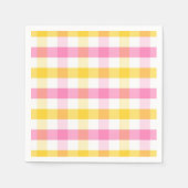 Springtime Gingham Servet (Voorkant)