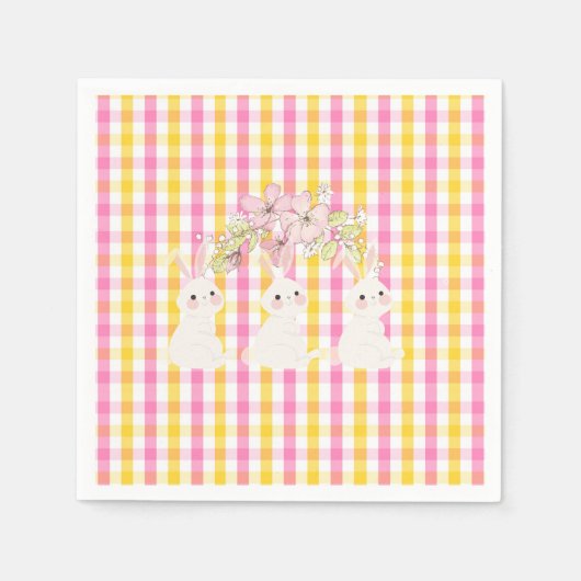 Springtime Gingham Servet (Voorkant)