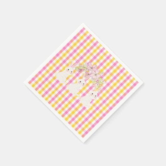 Springtime Gingham Servet (Hoek)
