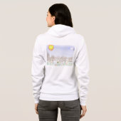 Springtime Impressionist Art Hoodie! Hoodie (Achterkant volledig)