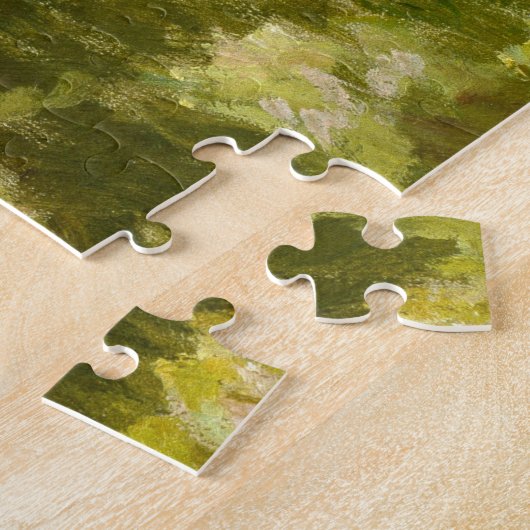 Springtime, Impressionist Portrait, Claude Monet Legpuzzel (Zijkant)