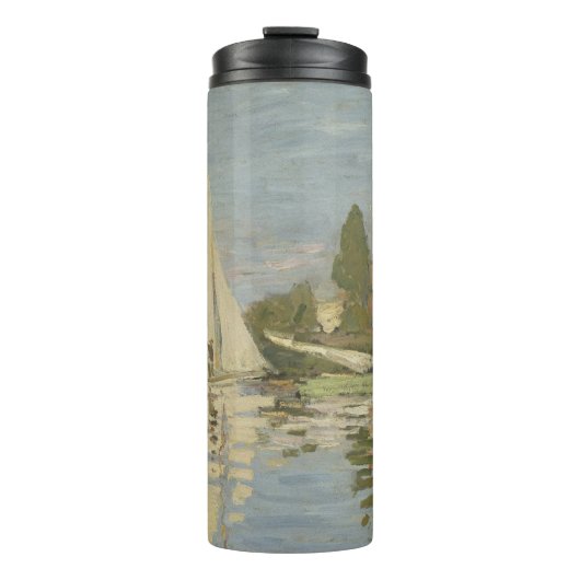 Springtime, Impressionist Portrait, Claude Monet Thermosbeker (Voorkant)