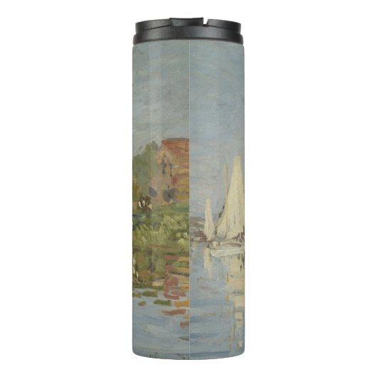 Springtime, Impressionist Portrait, Claude Monet Thermosbeker (Achterkant)