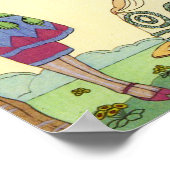 Springtime in het Franse Art Deco-Poster Poster (Hoek)