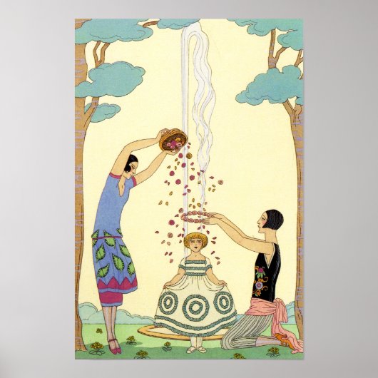 Springtime in het Franse Art Deco-Poster Poster (Voorkant)