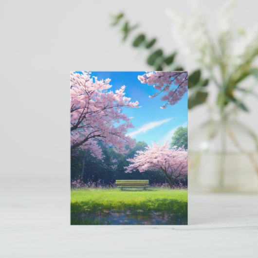 Springtime in het Park Briefkaart (Staand voorkant)