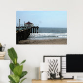 Springtime in Manhattan Beach 36 x 24 Poster (Thuiskantoor)