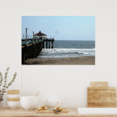 Springtime in Manhattan Beach 36 x 24 Poster (Keuken)