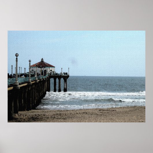Springtime in Manhattan Beach 36 x 24 Poster (Voorkant)