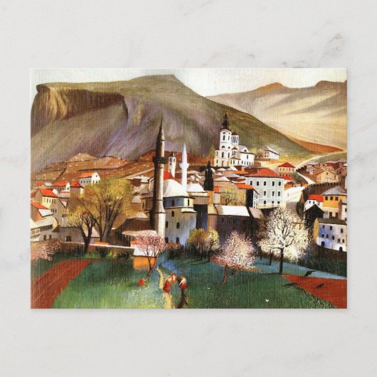 Springtime in Mostar Briefkaart (Voorkant)