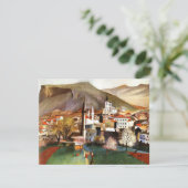 Springtime in Mostar, prachtige illustraties Kaart (Staand voorkant)