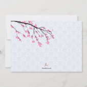 Springtime in Paris Bridal Shower Invitation Kaart (Achterkant)