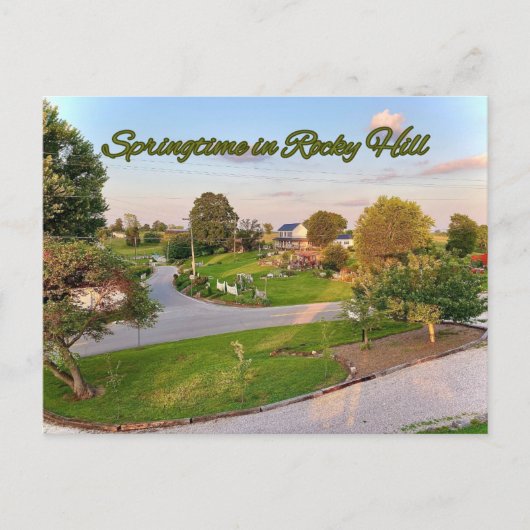 Springtime in Rocky Hill  Briefkaart (Voorkant)